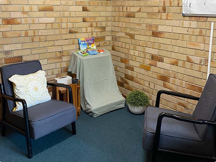 Counselling sessions take place in this room.